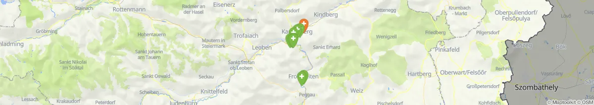 Map view for Pharmacies emergency services nearby Pernegg an der Mur (Municipality, Steiermark) (158)